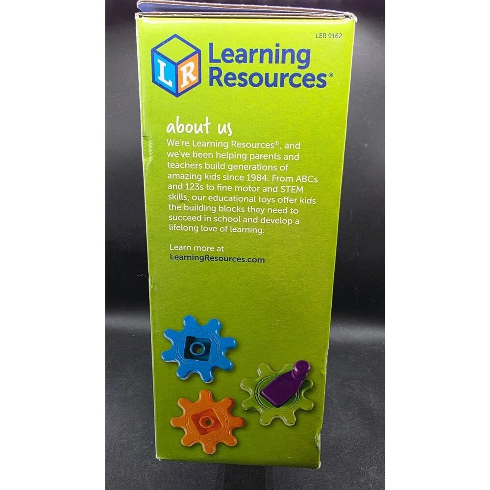 Learning Resources Gears Gears Gears Deluxe 100-Piece STEM Building Set Ages 3+